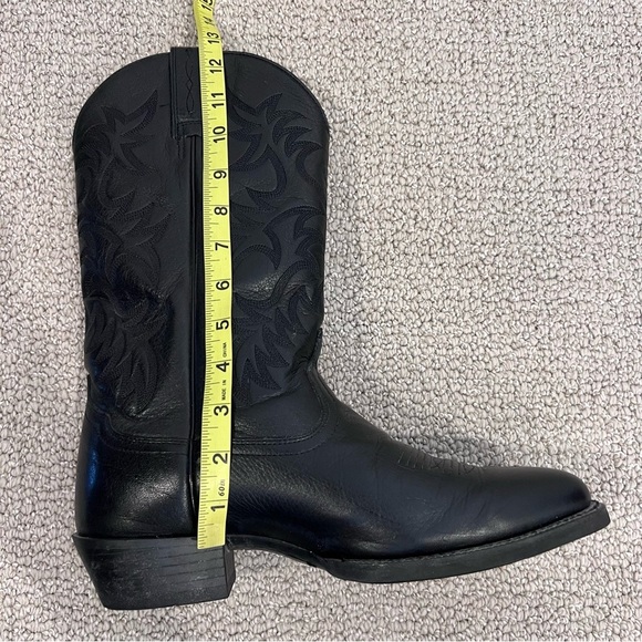 Ariat  Heritage R Toe Black Leather Cowboy Boots Western 10002218 Men Sz 8.5 EE, - Picture 13 of 16